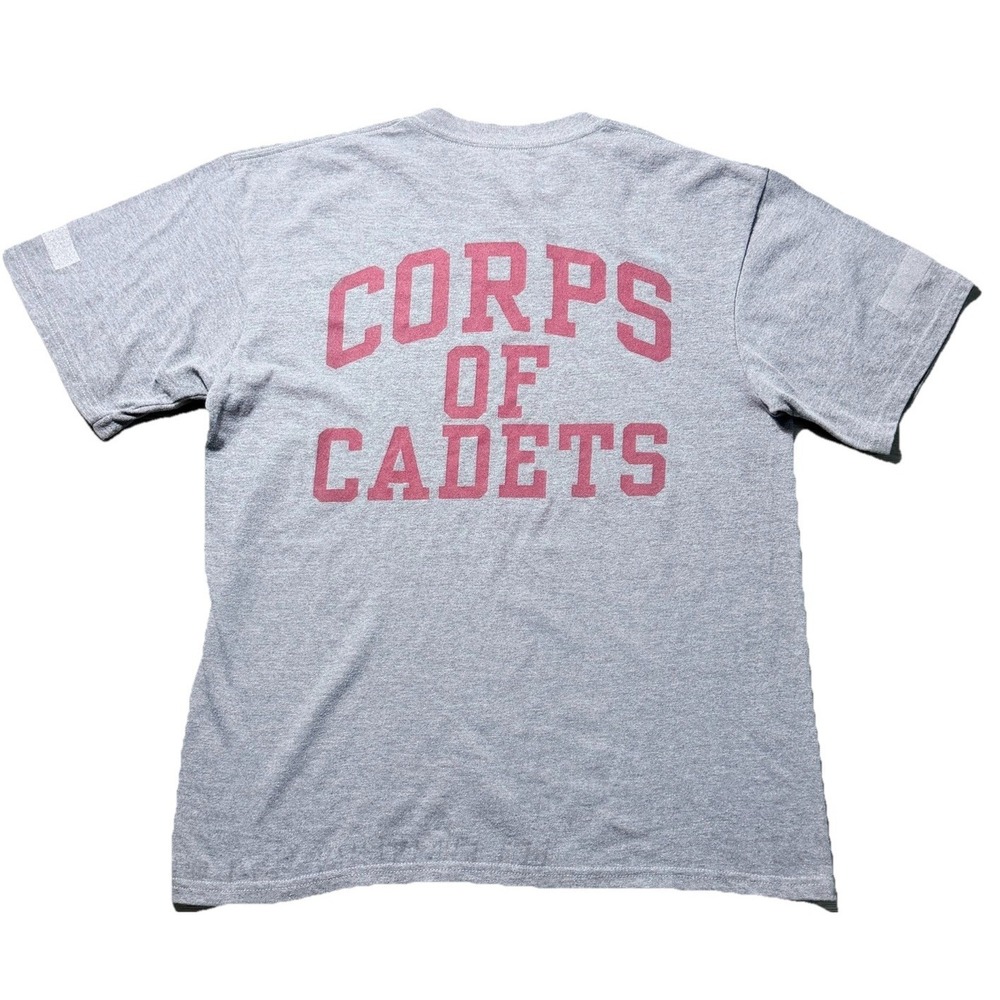 Norwich‎ Corps Of Cadets T Shirt Mens Large Gray Military Academy Tee